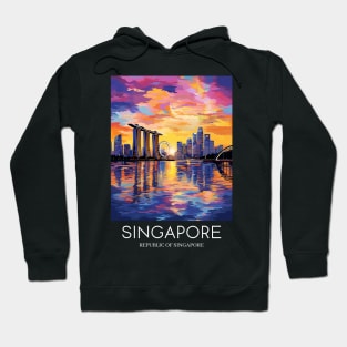 A Pop Art Travel Print of Singapore Hoodie